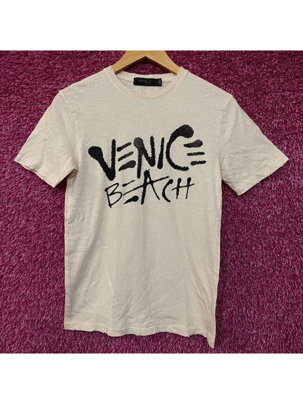 Junk Food Clothing "Venice Beach" Vintage Style Women's Graphic Tee XS